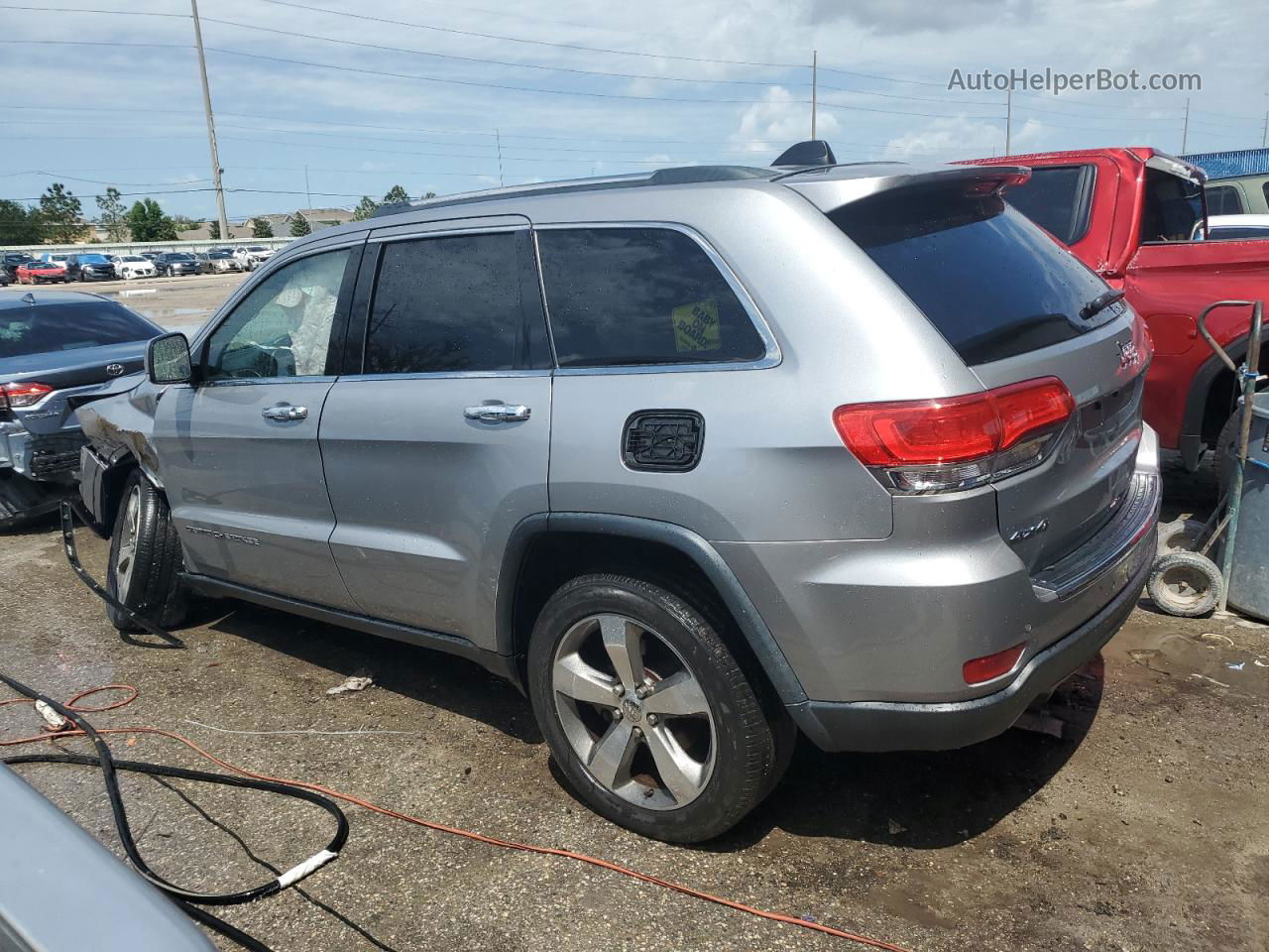 2014 Jeep Grand Cherokee Limited Silver vin: 1C4RJFBG4EC546047