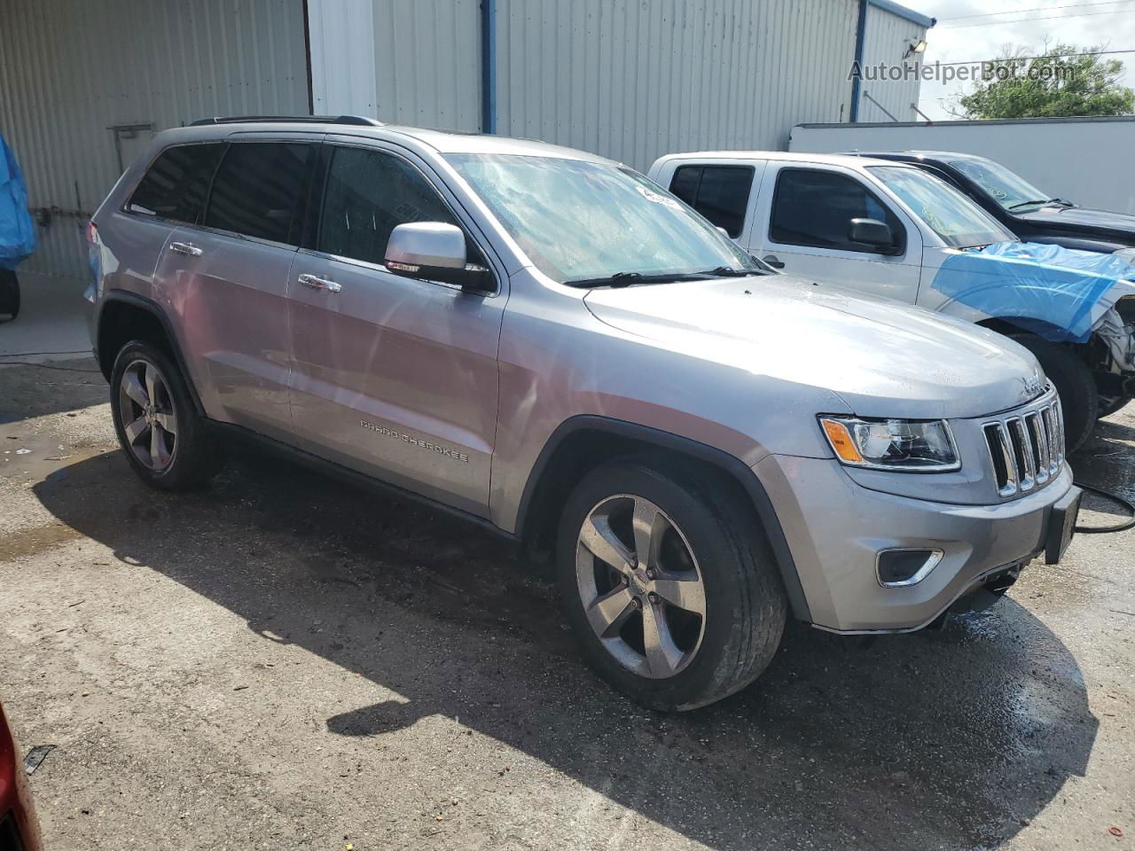 2014 Jeep Grand Cherokee Limited Silver vin: 1C4RJFBG4EC546047