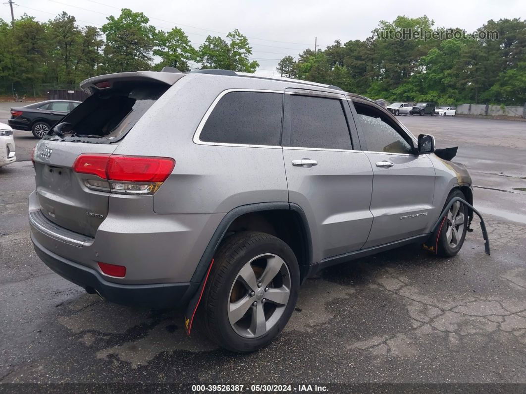 2015 Jeep Grand Cherokee Limited Gray vin: 1C4RJFBG4FC643489