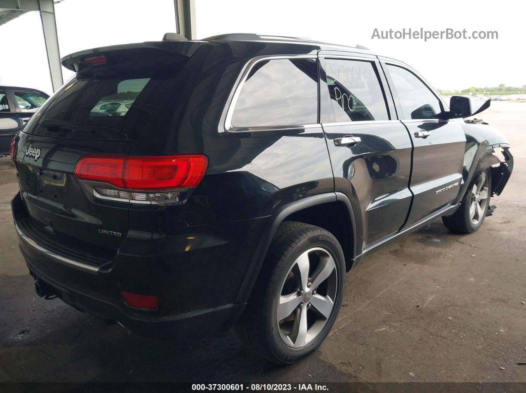 2015 Jeep Grand Cherokee Limited Black vin: 1C4RJFBG4FC956445