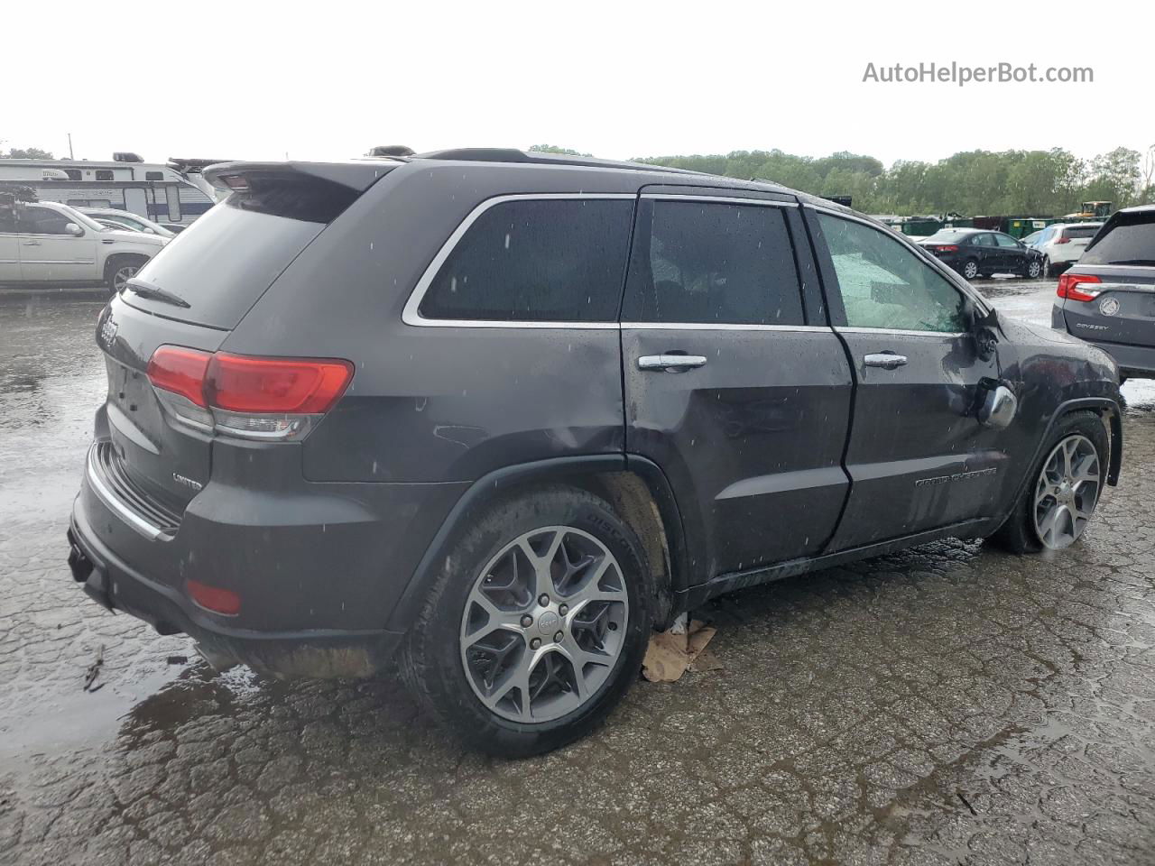 2019 Jeep Grand Cherokee Limited Черный vin: 1C4RJFBG4KC574491