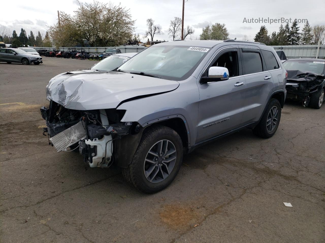 2019 Jeep Grand Cherokee Limited Gray vin: 1C4RJFBG4KC665664