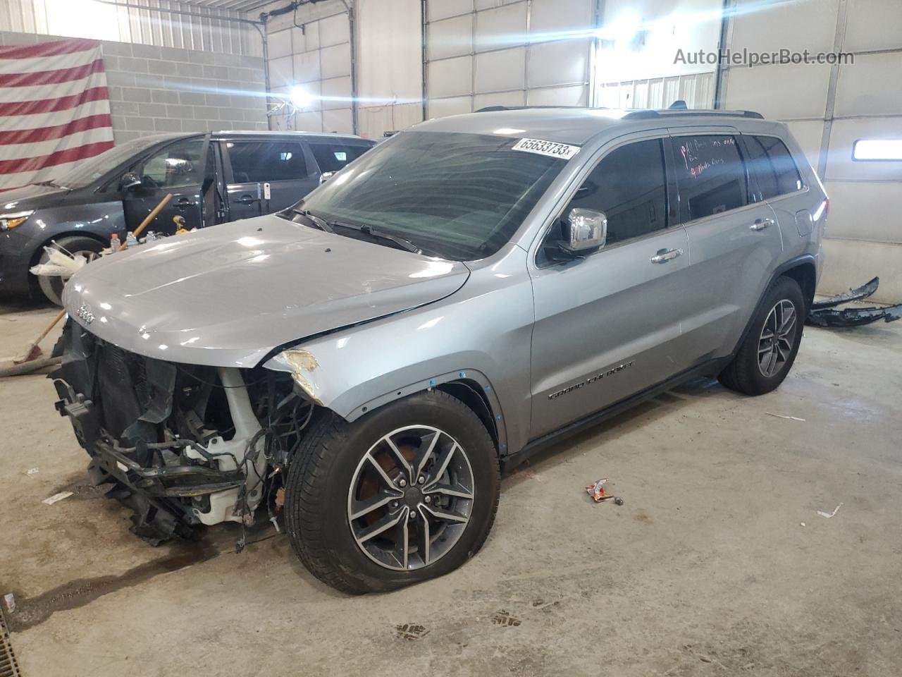 2019 Jeep Grand Cherokee Limited Gray vin: 1C4RJFBG4KC782015