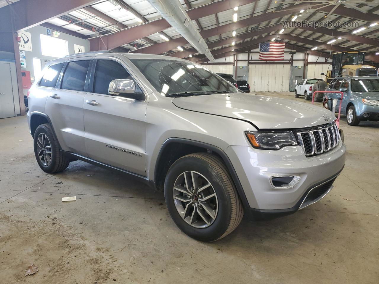 2019 Jeep Grand Cherokee Limited Silver vin: 1C4RJFBG4KC796075