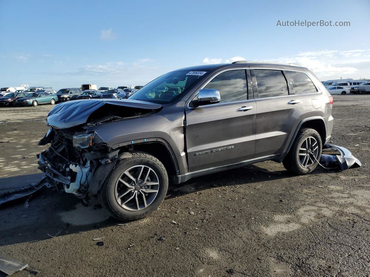 2019 Jeep Grand Cherokee Limited Gray vin: 1C4RJFBG4KC799493