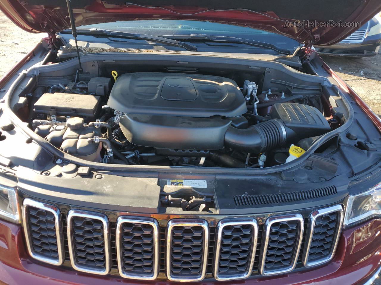 2019 Jeep Grand Cherokee Limited Burgundy vin: 1C4RJFBG4KC808287