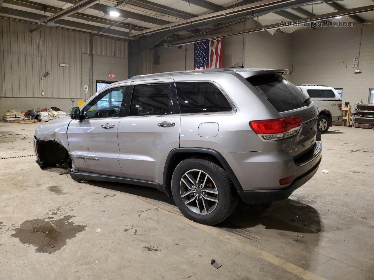 2019 Jeep Grand Cherokee Limited Silver vin: 1C4RJFBG4KC854282