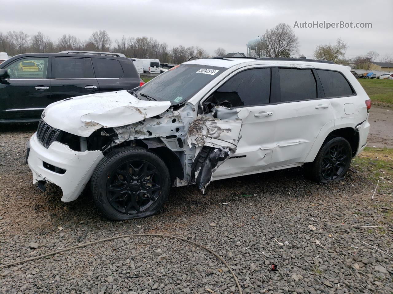 2021 Jeep Grand Cherokee Limited White vin: 1C4RJFBG4MC828770