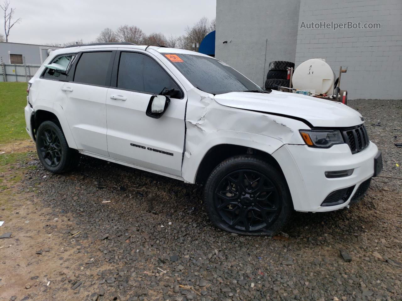 2021 Jeep Grand Cherokee Limited White vin: 1C4RJFBG4MC828770