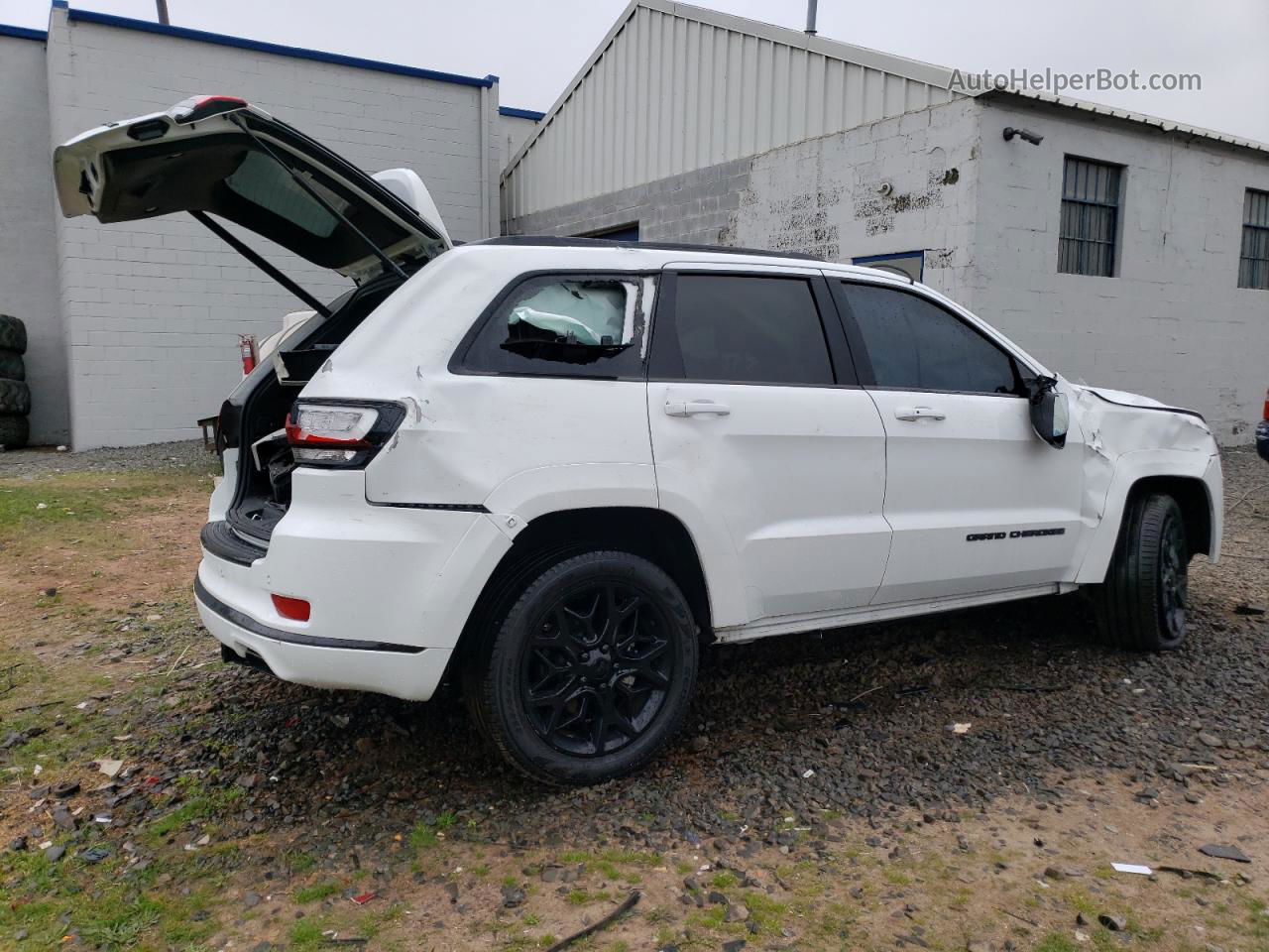 2021 Jeep Grand Cherokee Limited White vin: 1C4RJFBG4MC828770