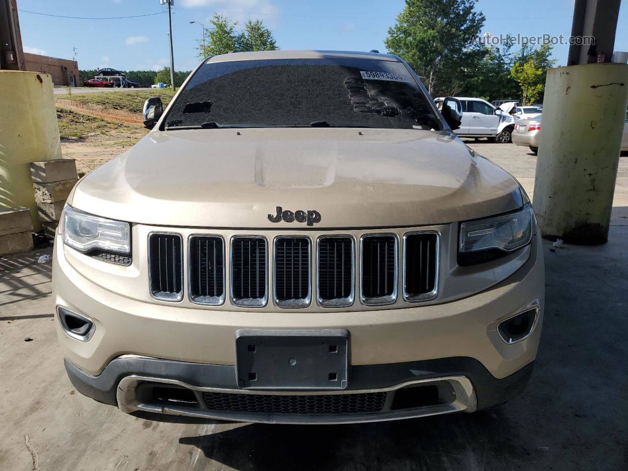 2014 Jeep Grand Cherokee Limited Beige vin: 1C4RJFBG5EC231094