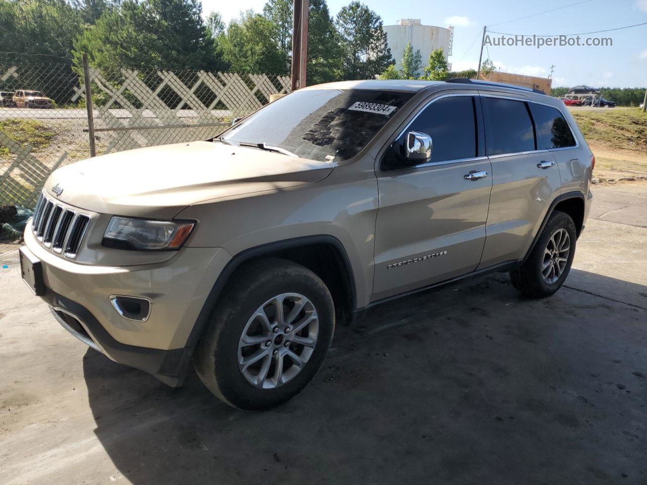 2014 Jeep Grand Cherokee Limited Beige vin: 1C4RJFBG5EC231094