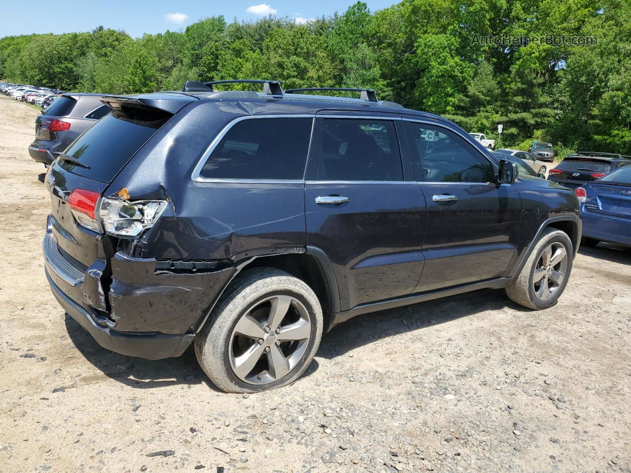 2014 Jeep Grand Cherokee Limited Black vin: 1C4RJFBG5EC247652