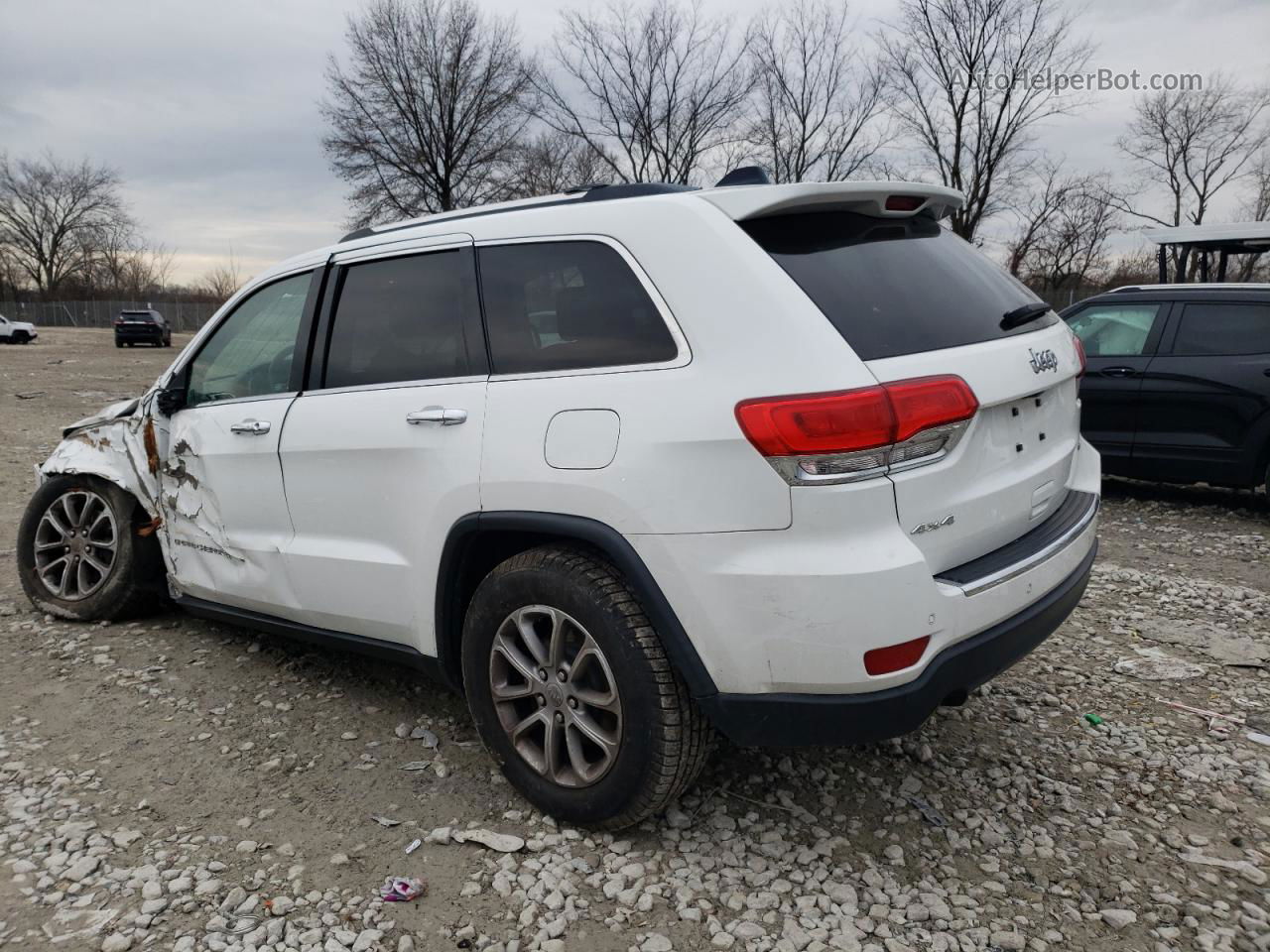 2014 Jeep Grand Cherokee Limited White vin: 1C4RJFBG5EC258179