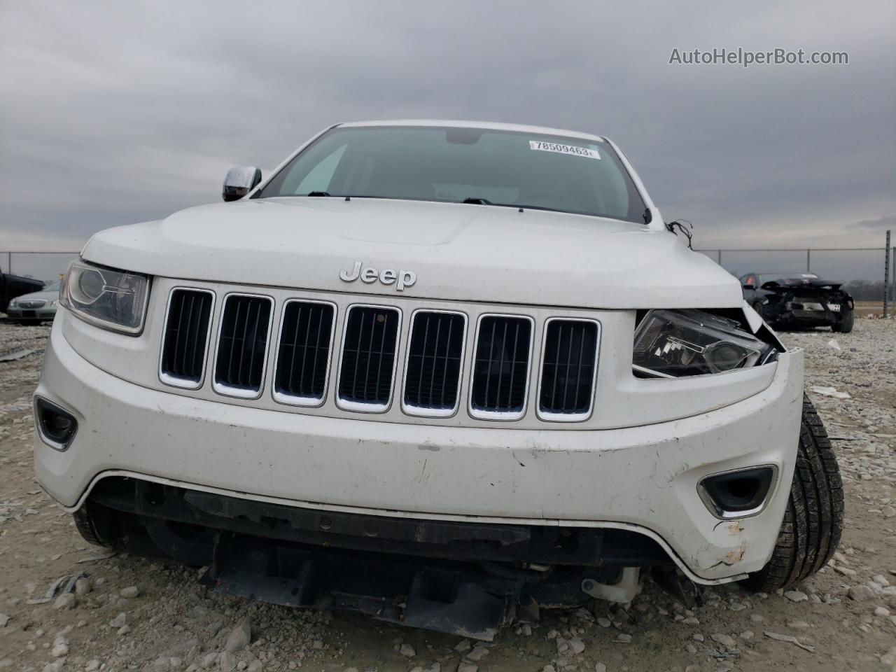 2014 Jeep Grand Cherokee Limited Белый vin: 1C4RJFBG5EC258179