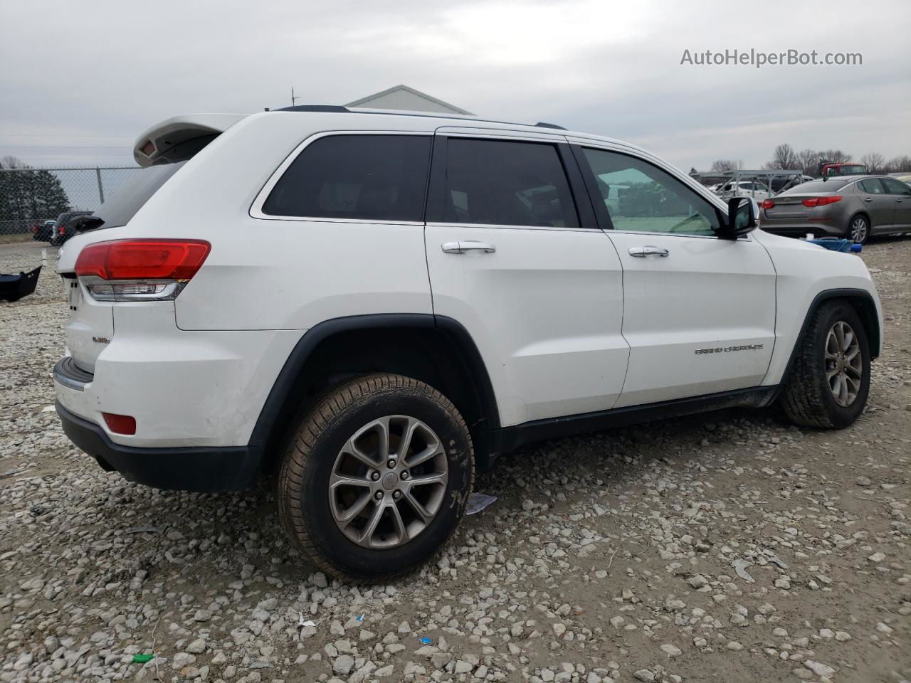 2014 Jeep Grand Cherokee Limited White vin: 1C4RJFBG5EC258179