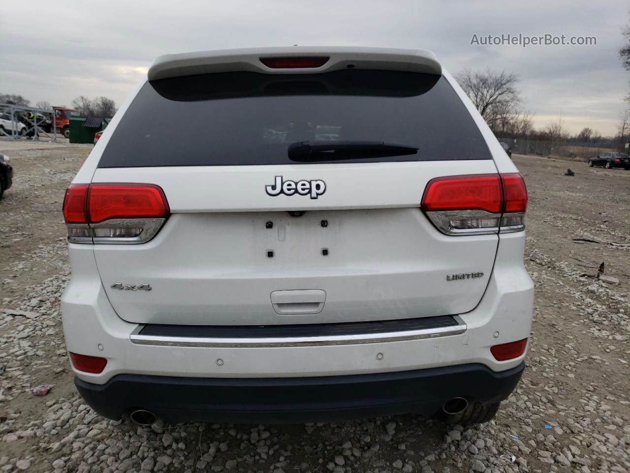 2014 Jeep Grand Cherokee Limited White vin: 1C4RJFBG5EC258179