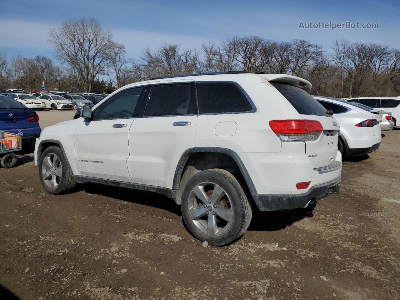 2014 Jeep Grand Cherokee Limited Белый vin: 1C4RJFBG5EC339568