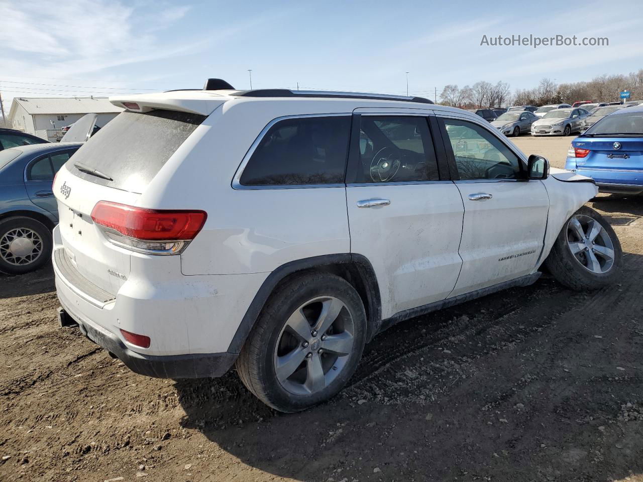 2014 Jeep Grand Cherokee Limited Белый vin: 1C4RJFBG5EC339568