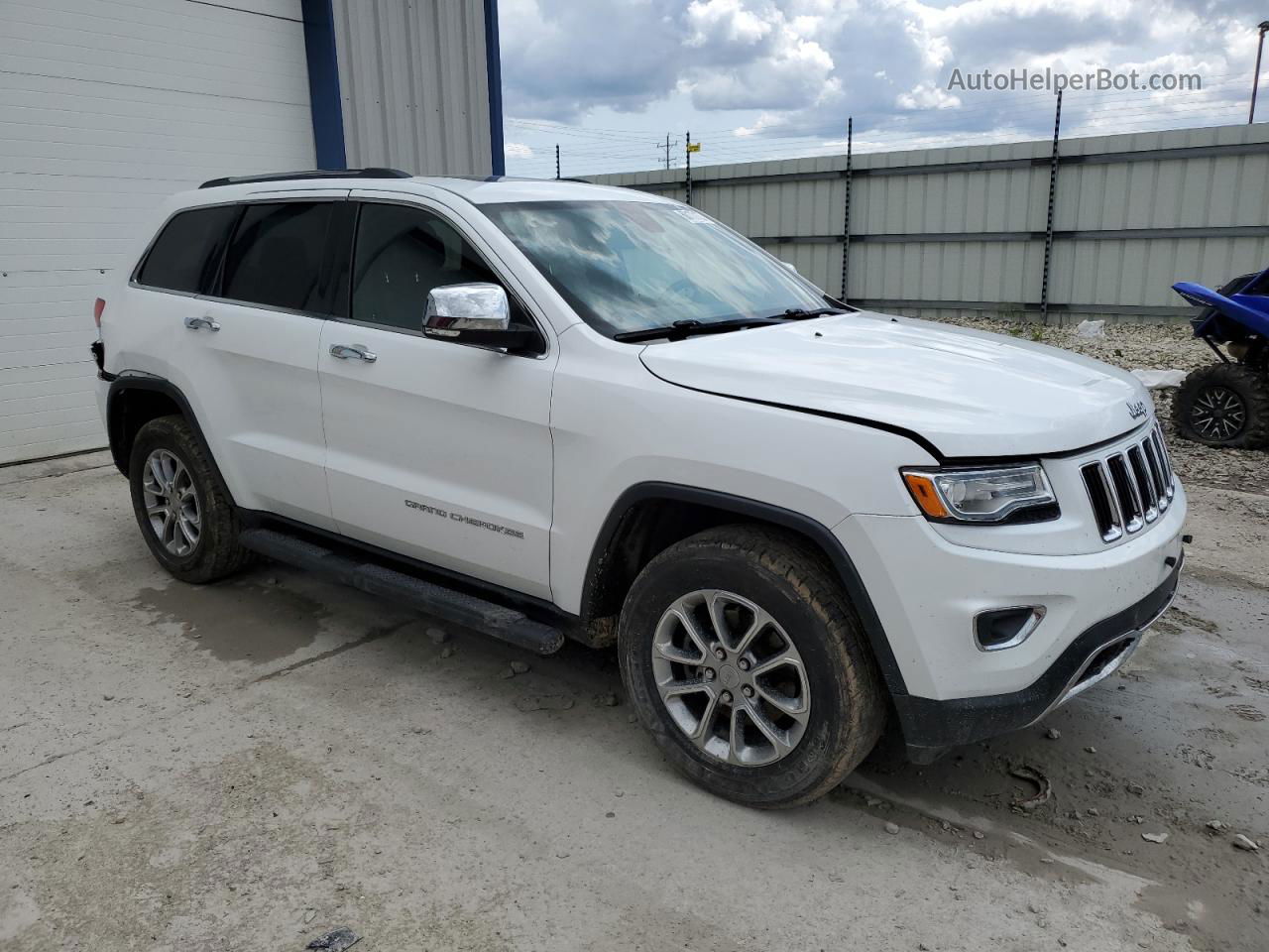 2014 Jeep Grand Cherokee Limited Белый vin: 1C4RJFBG5EC588680