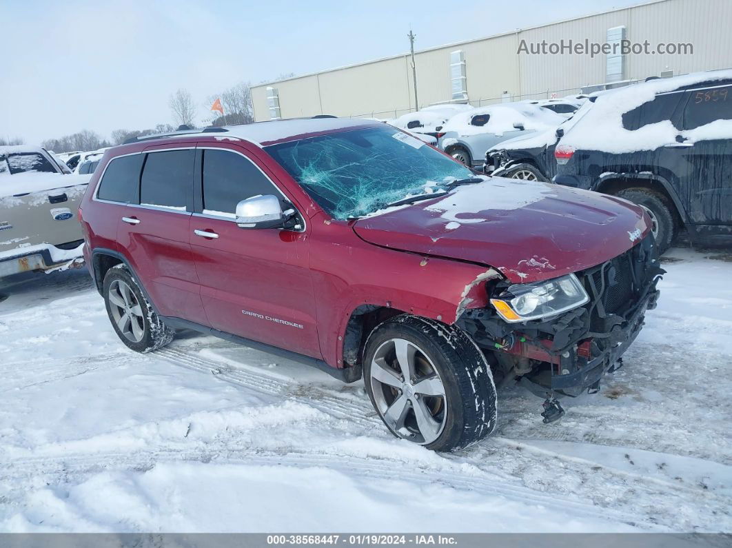 2015 Jeep Grand Cherokee Limited Бордовый vin: 1C4RJFBG5FC106923