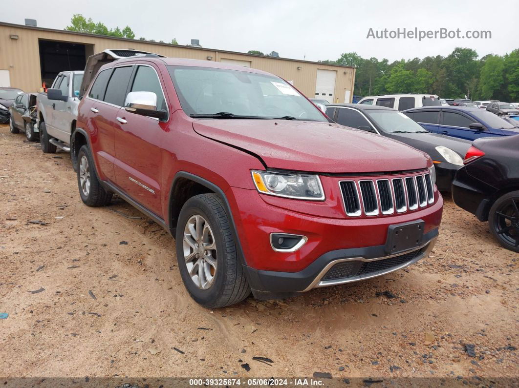 2015 Jeep Grand Cherokee Limited Red vin: 1C4RJFBG5FC606242