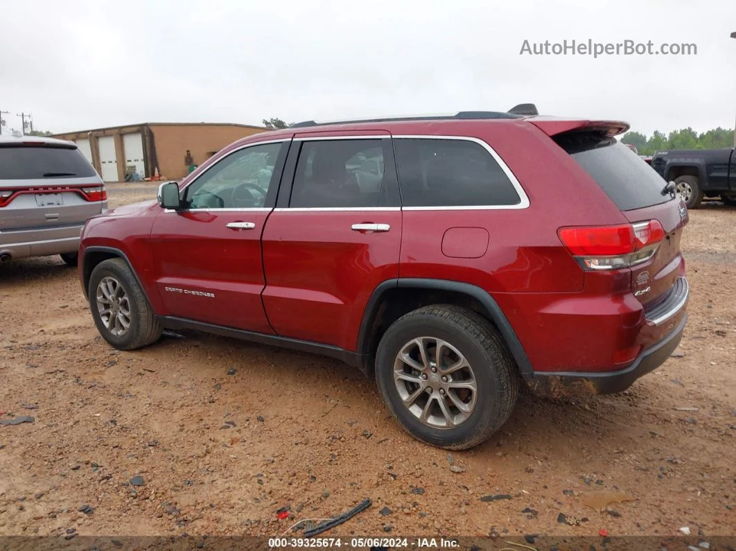 2015 Jeep Grand Cherokee Limited Red vin: 1C4RJFBG5FC606242