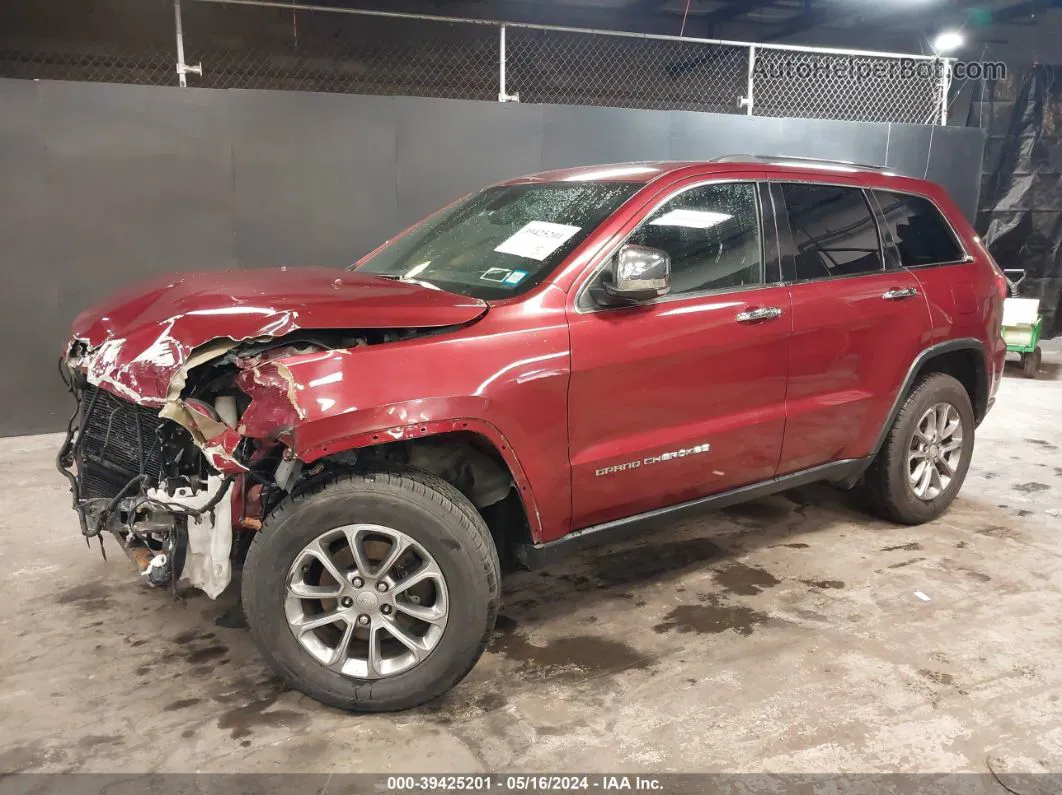 2015 Jeep Grand Cherokee Limited Red vin: 1C4RJFBG5FC889600