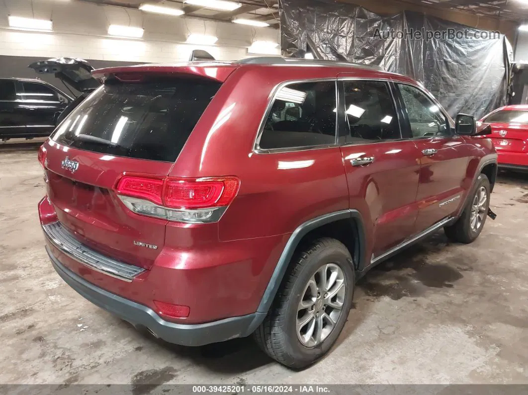 2015 Jeep Grand Cherokee Limited Red vin: 1C4RJFBG5FC889600