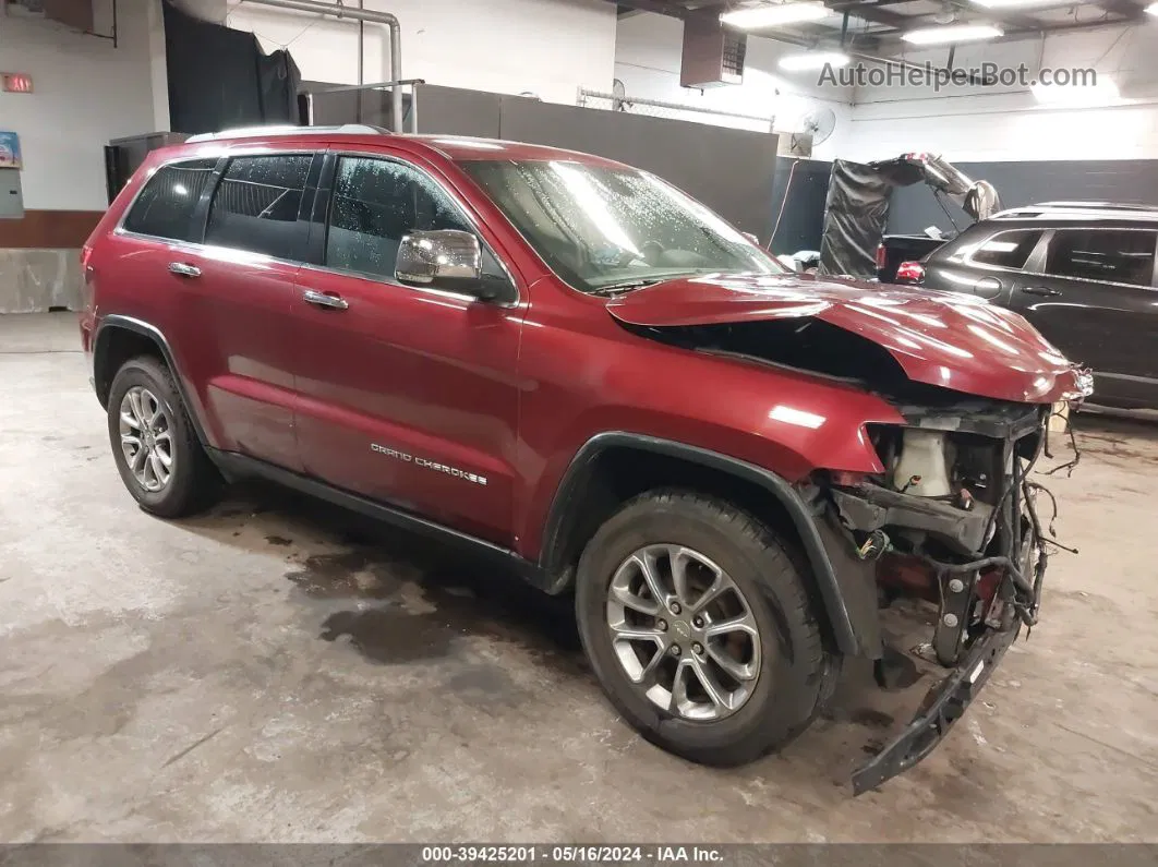 2015 Jeep Grand Cherokee Limited Red vin: 1C4RJFBG5FC889600