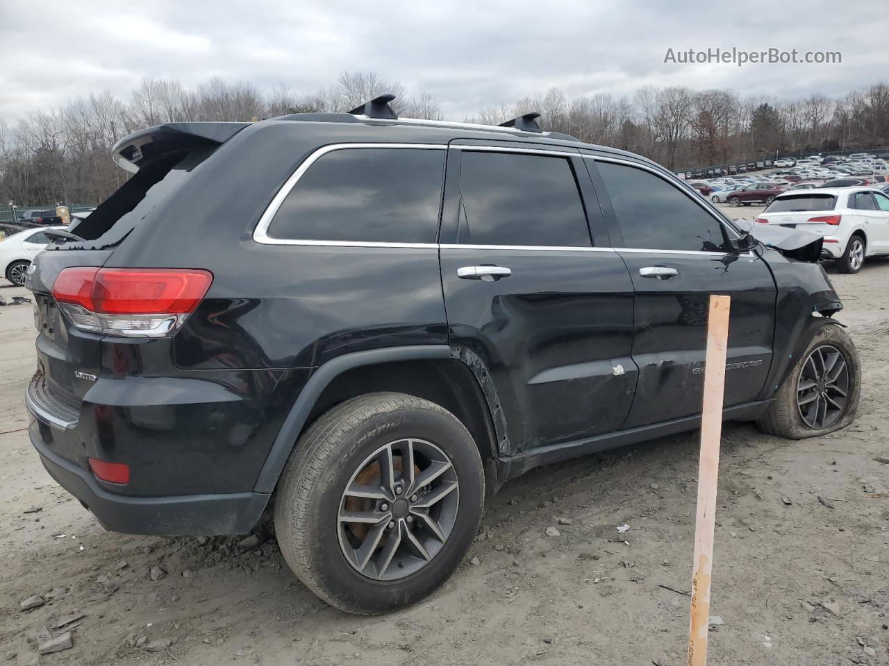 2019 Jeep Grand Cherokee Limited Черный vin: 1C4RJFBG5KC640319