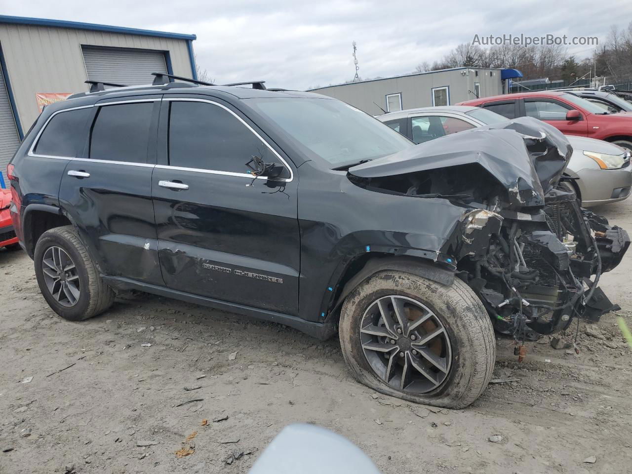 2019 Jeep Grand Cherokee Limited Черный vin: 1C4RJFBG5KC640319