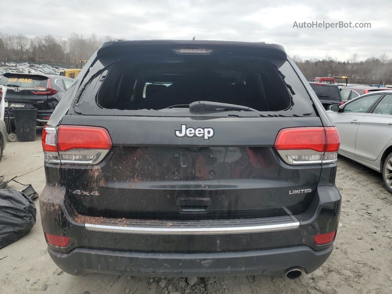 2019 Jeep Grand Cherokee Limited Черный vin: 1C4RJFBG5KC640319