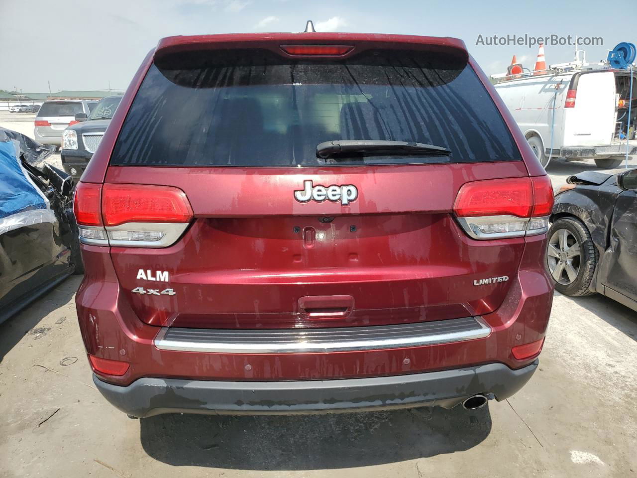 2019 Jeep Grand Cherokee Limited Burgundy vin: 1C4RJFBG5KC665530