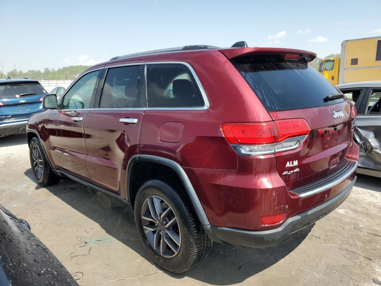 2019 Jeep Grand Cherokee Limited Burgundy vin: 1C4RJFBG5KC665530