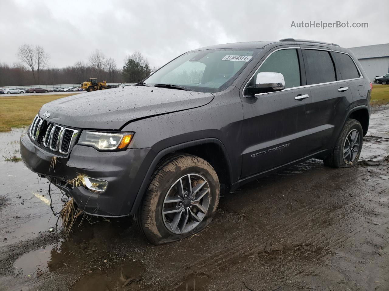 2019 Jeep Grand Cherokee Limited Gray vin: 1C4RJFBG5KC706738