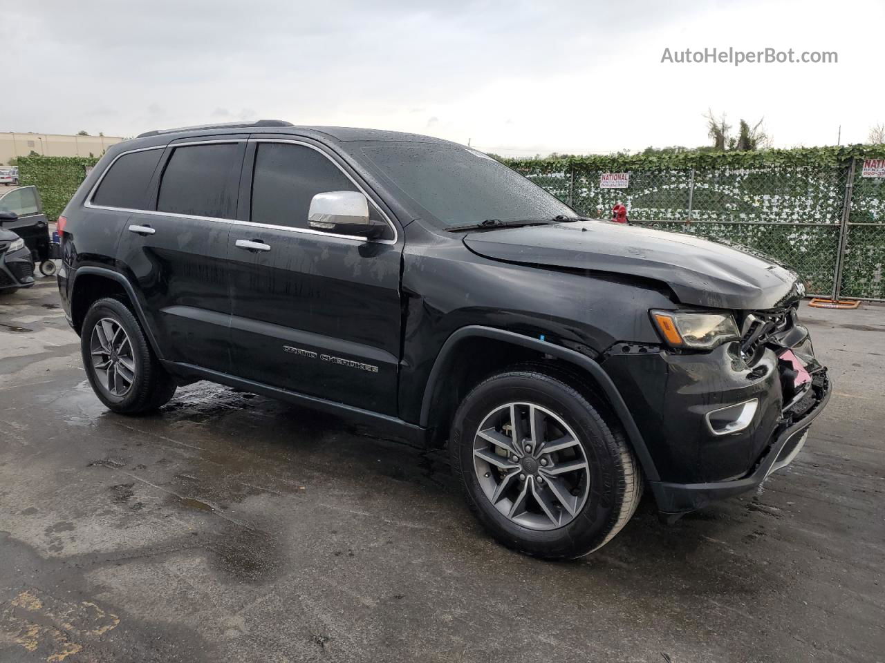 2019 Jeep Grand Cherokee Limited Black vin: 1C4RJFBG5KC725340