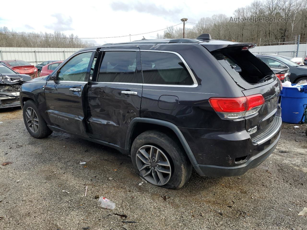 2019 Jeep Grand Cherokee Limited Maroon vin: 1C4RJFBG5KC831271