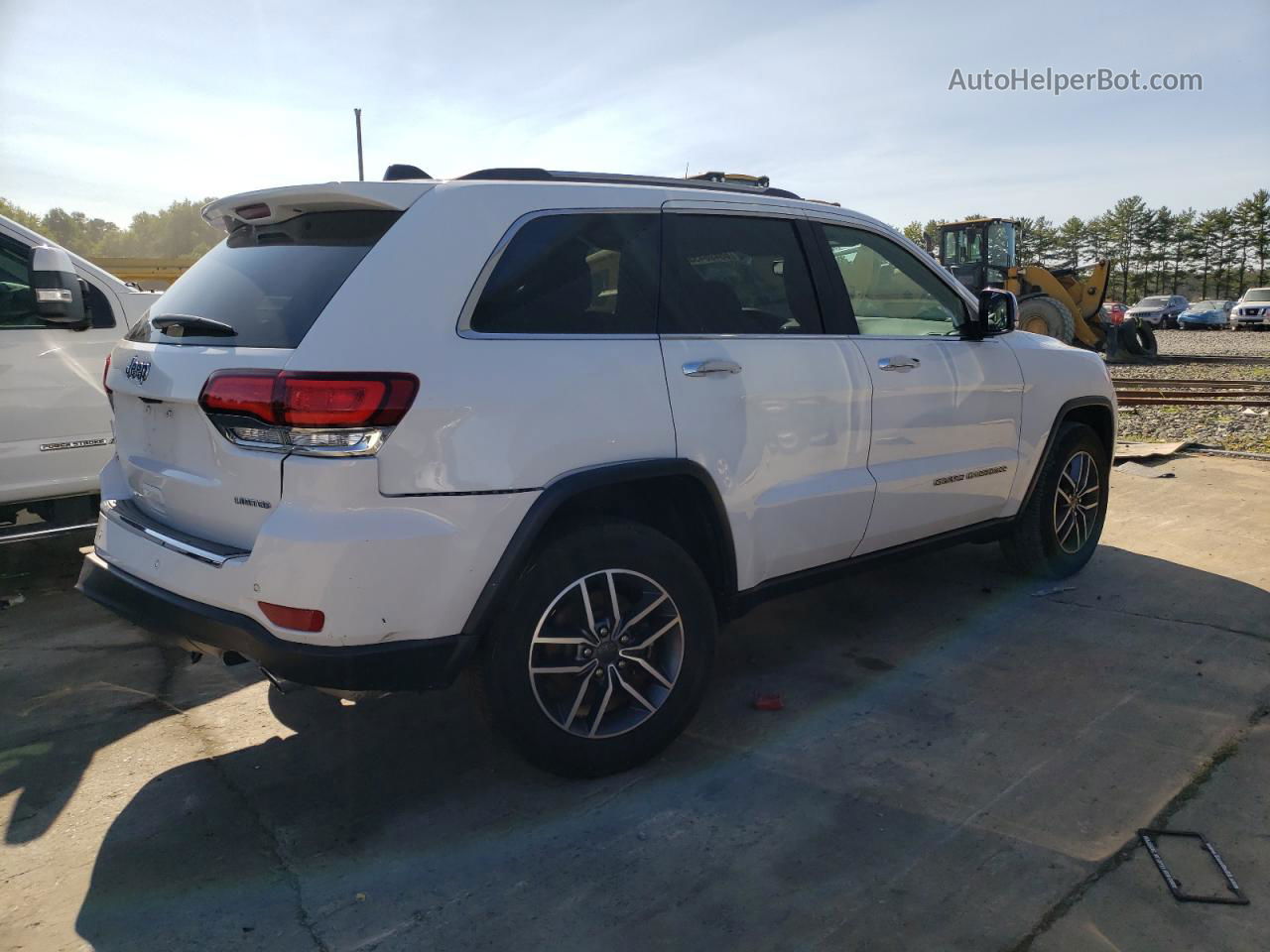 2021 Jeep Grand Cherokee Limited White vin: 1C4RJFBG5MC594607