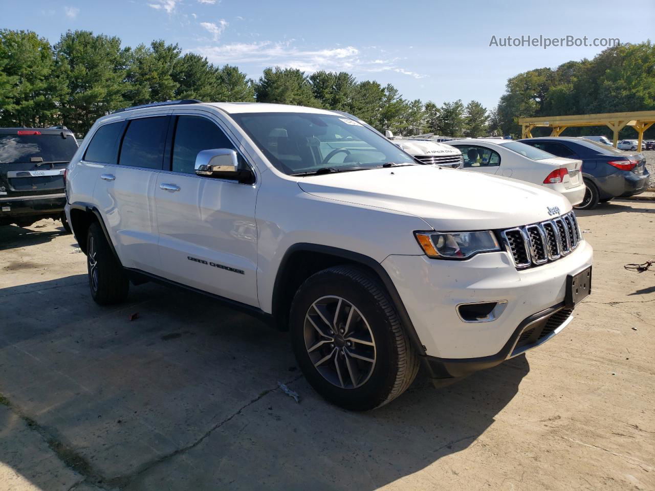 2021 Jeep Grand Cherokee Limited White vin: 1C4RJFBG5MC594607