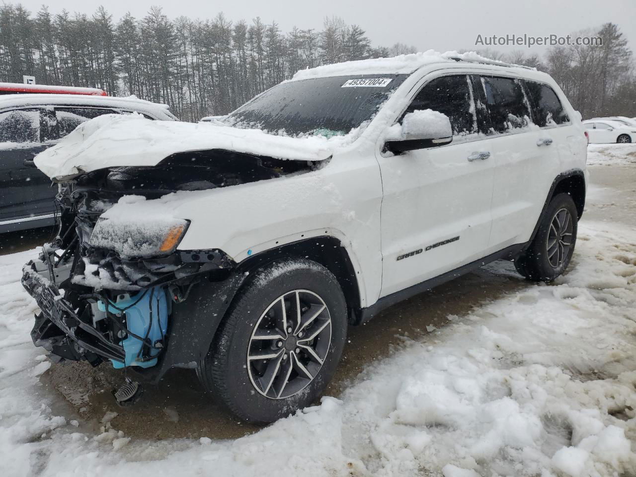 2021 Jeep Grand Cherokee Limited White vin: 1C4RJFBG5MC620431