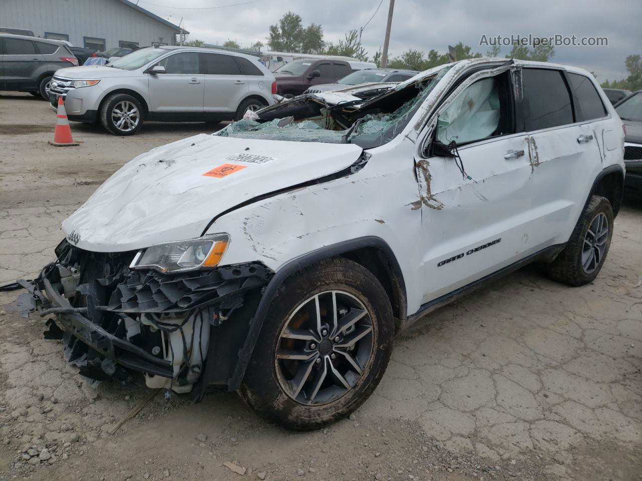 2021 Jeep Grand Cherokee Limited White vin: 1C4RJFBG5MC646429