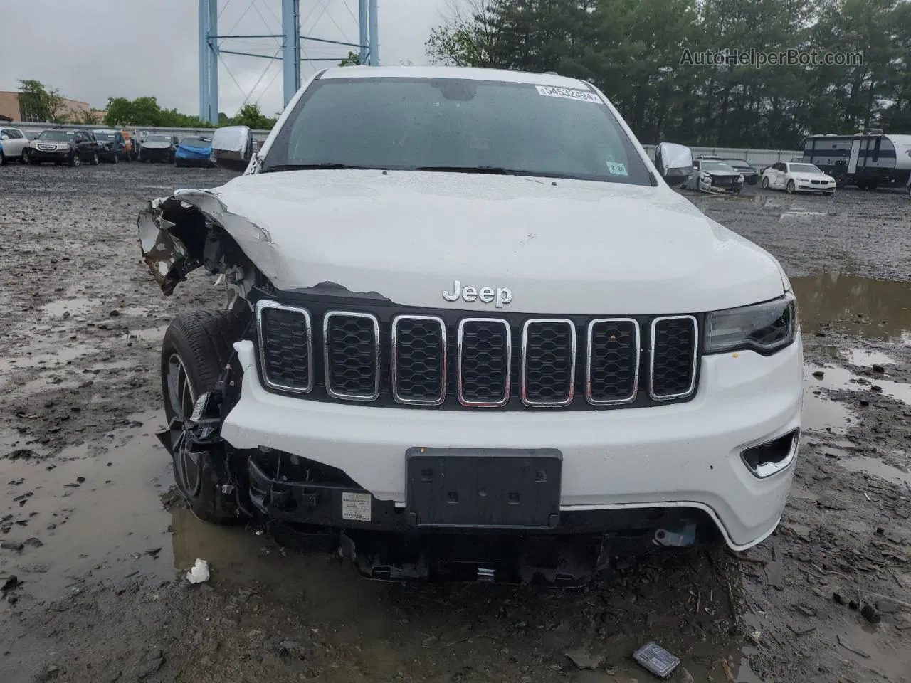 2021 Jeep Grand Cherokee Limited White vin: 1C4RJFBG5MC653154