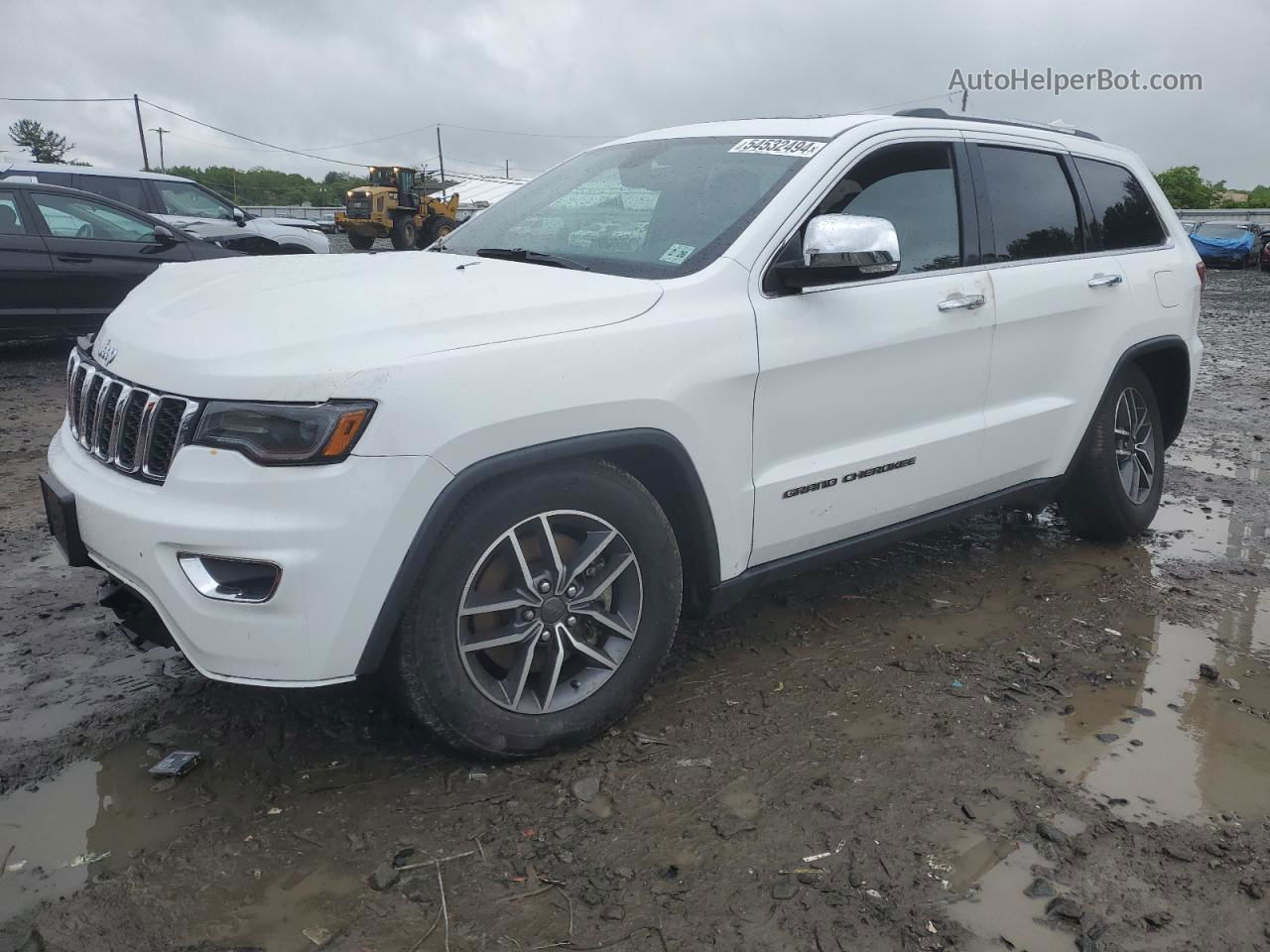 2021 Jeep Grand Cherokee Limited White vin: 1C4RJFBG5MC653154