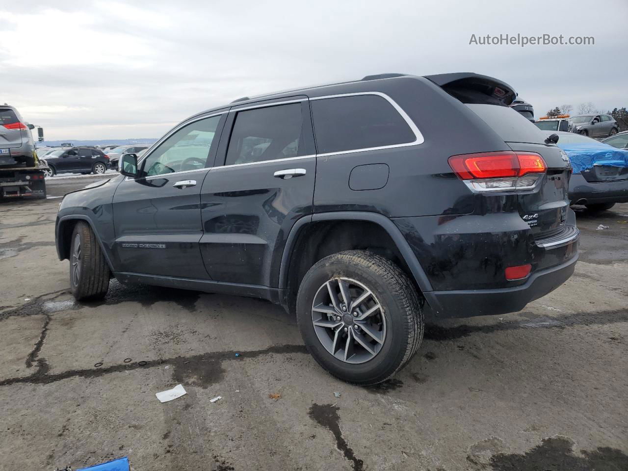 2021 Jeep Grand Cherokee Limited Черный vin: 1C4RJFBG5MC801769