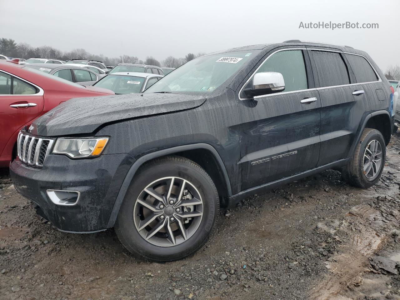 2021 Jeep Grand Cherokee Limited Черный vin: 1C4RJFBG5MC801769