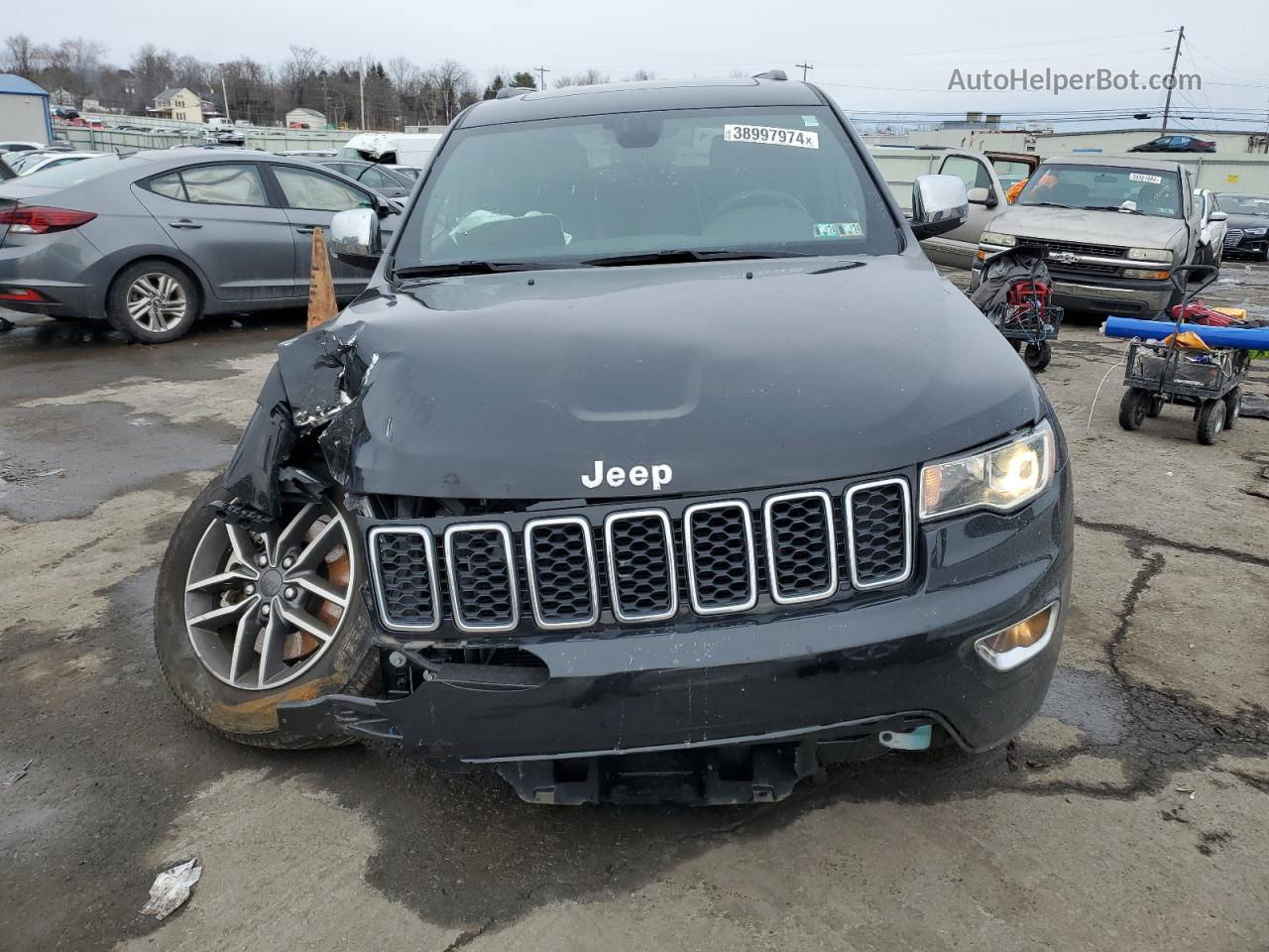 2021 Jeep Grand Cherokee Limited Черный vin: 1C4RJFBG5MC801769