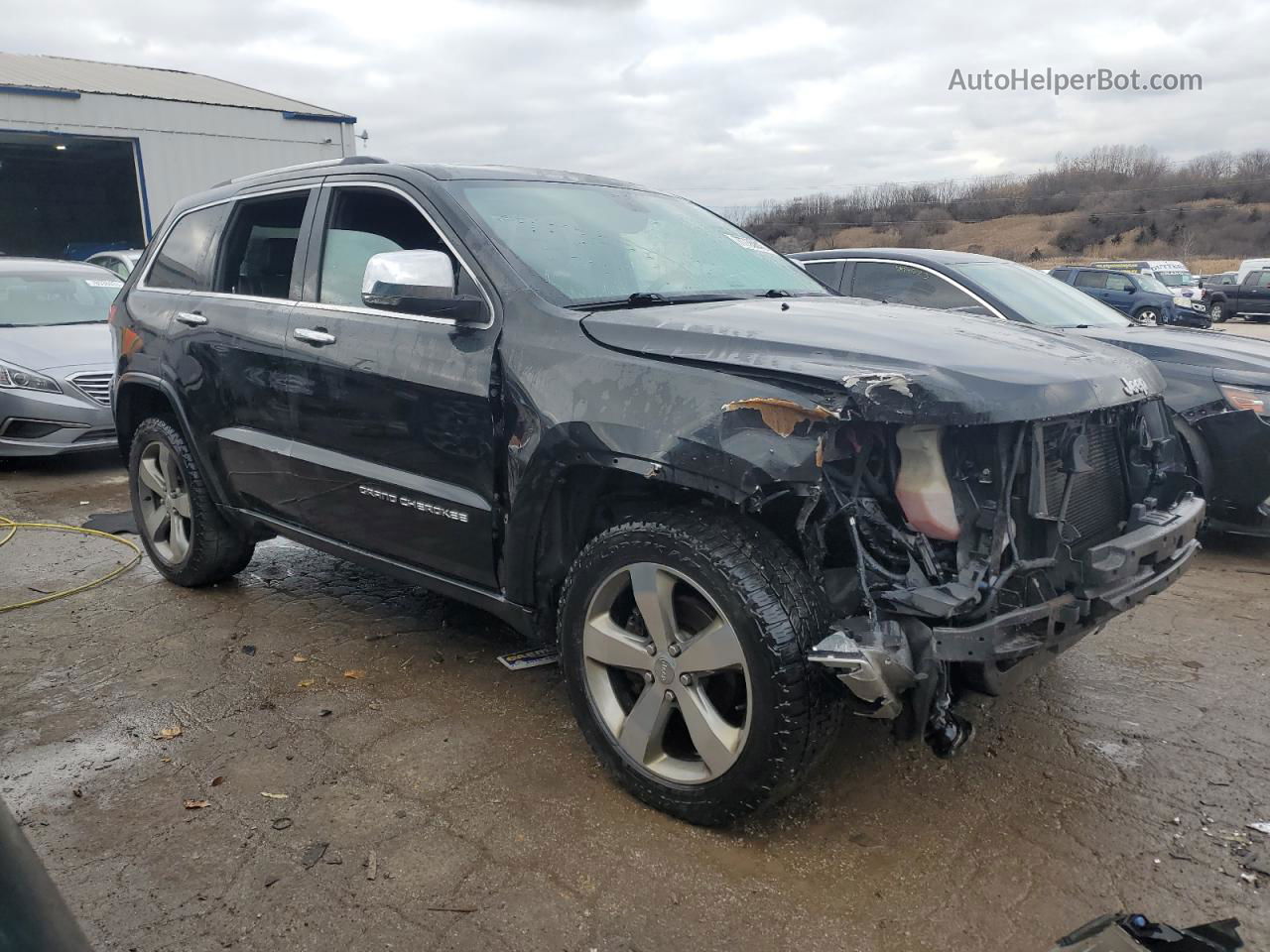 2014 Jeep Grand Cherokee Limited Черный vin: 1C4RJFBG6EC288968