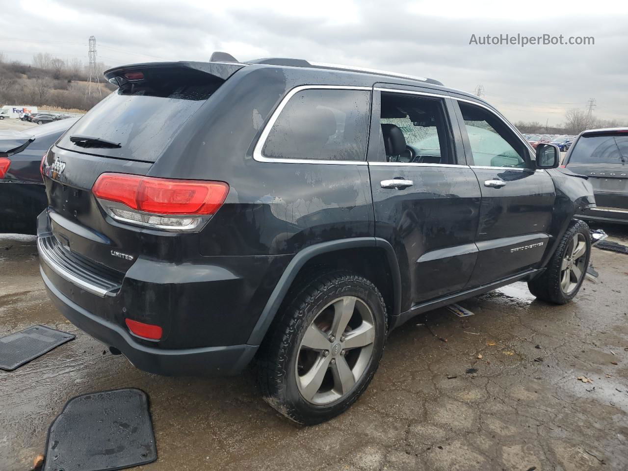 2014 Jeep Grand Cherokee Limited Black vin: 1C4RJFBG6EC288968