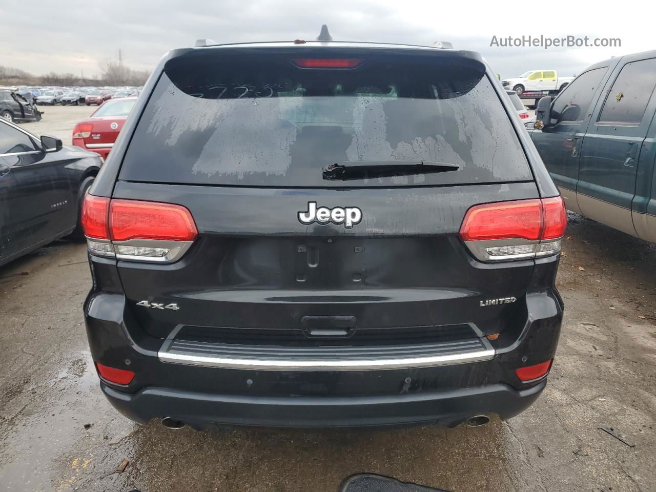 2014 Jeep Grand Cherokee Limited Черный vin: 1C4RJFBG6EC288968